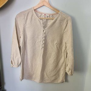 Metallic Boden Blouse